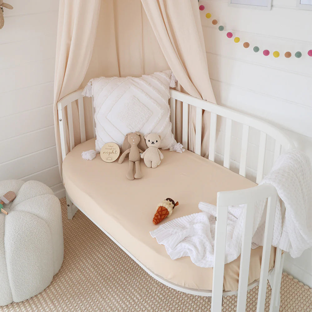 Babyccino Organic Fitted Cot Sheet