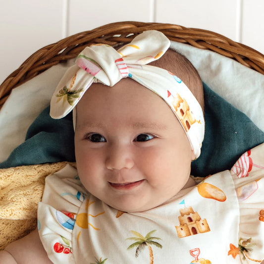 Organic Topknot-Beach Fun