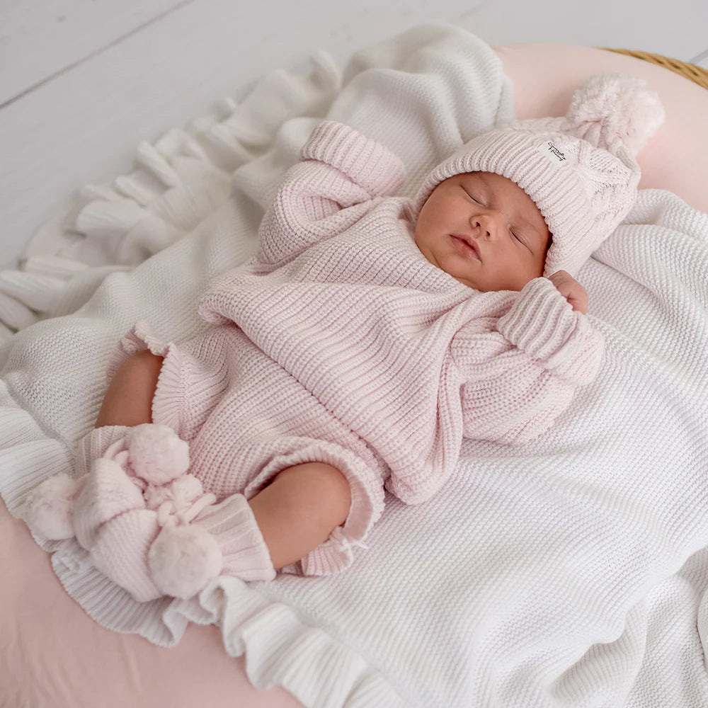 Blush Organic Cotton Knit Bloomers