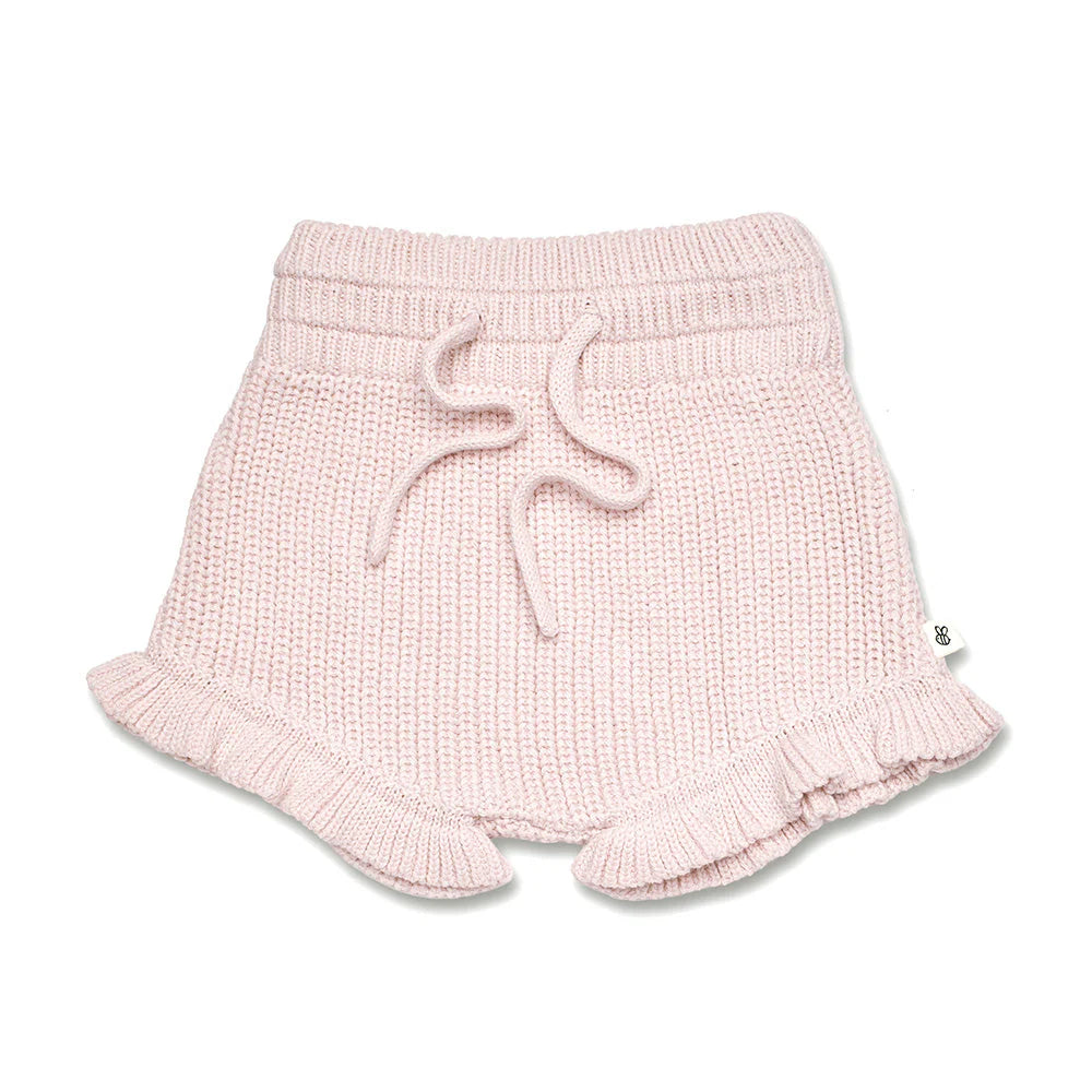 Blush Organic Cotton Knit Bloomers