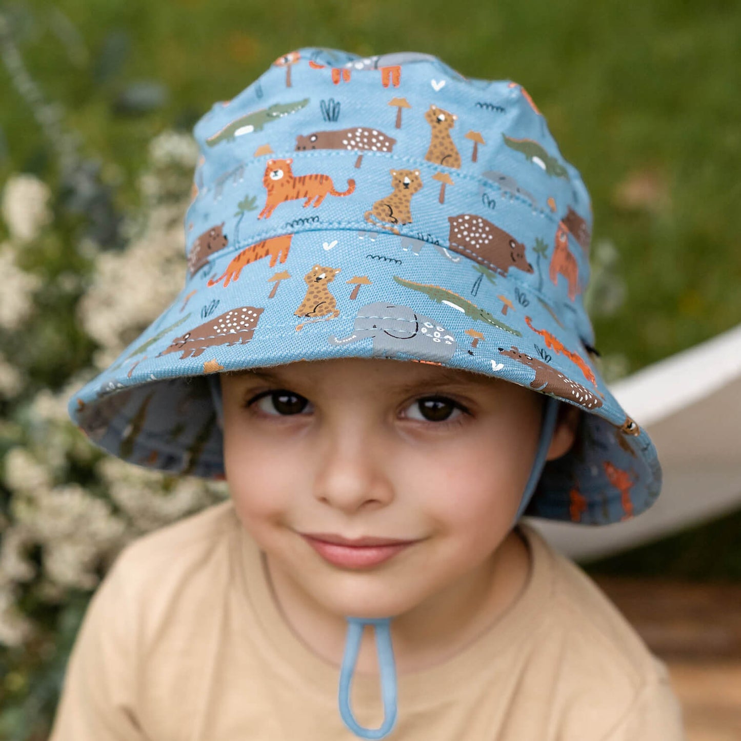 Toddler Bucket Sun Hat - Safari
