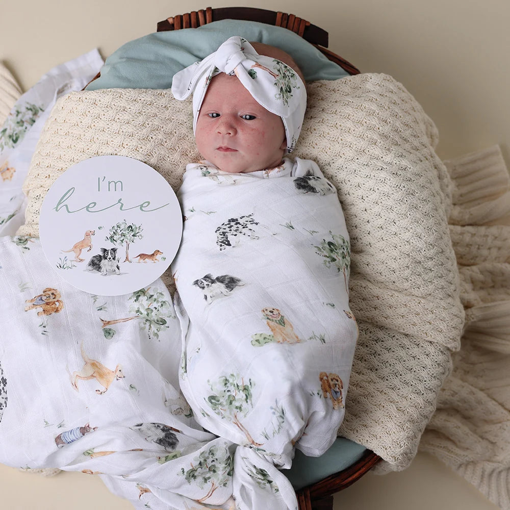 Dog Park Organic Muslin Wrap