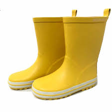 Toddler Gumboots Yellow | Natural Rubber Baby Gumboots by SKEANIE