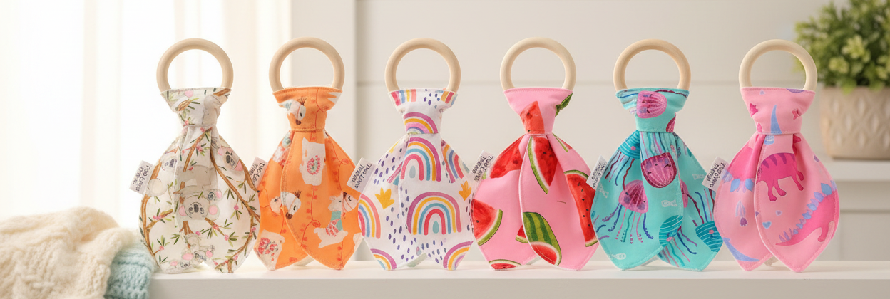Bunny-Eared Teether- Assorted