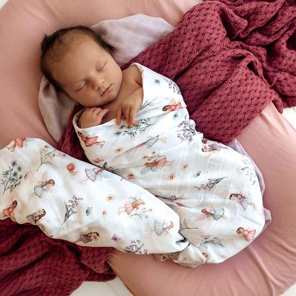Fairy Garden Organic Muslin Wrap