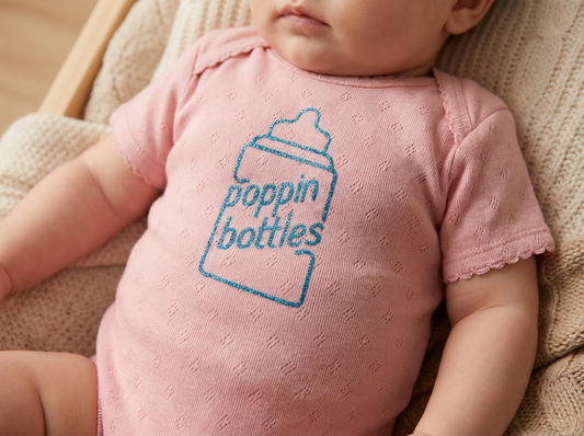 Poppin Bottles- Custom Bodysuit size 00