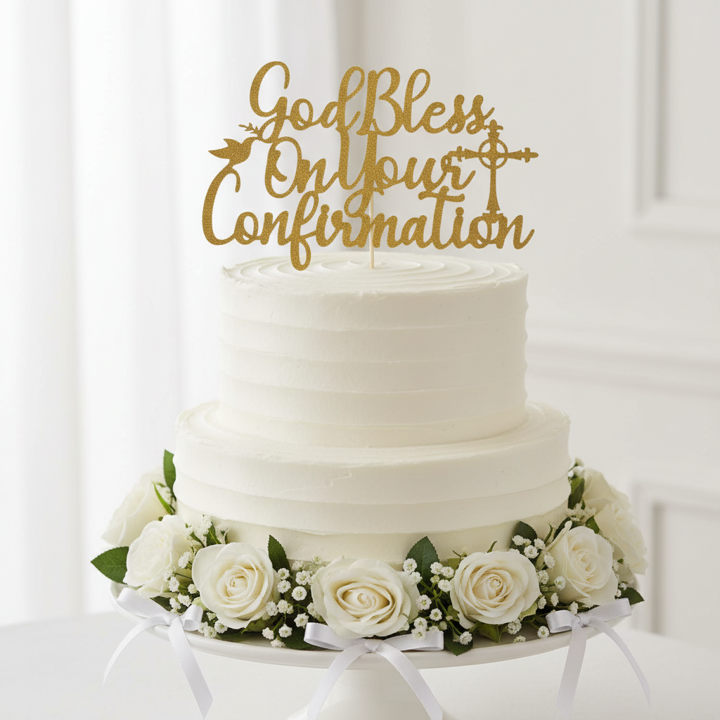 Confirmation Cake Topper