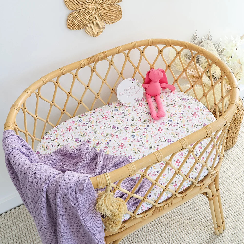 Gracie Organic Bassinet/Change Pad Cover