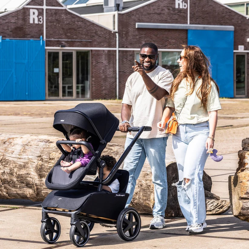 The Jiffle wagon 6 in 1 Stroller- Black