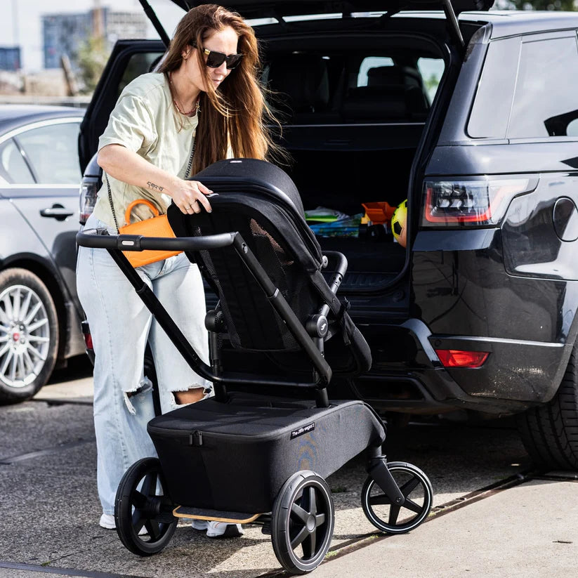 The Jiffle wagon 6 in 1 Stroller- Black