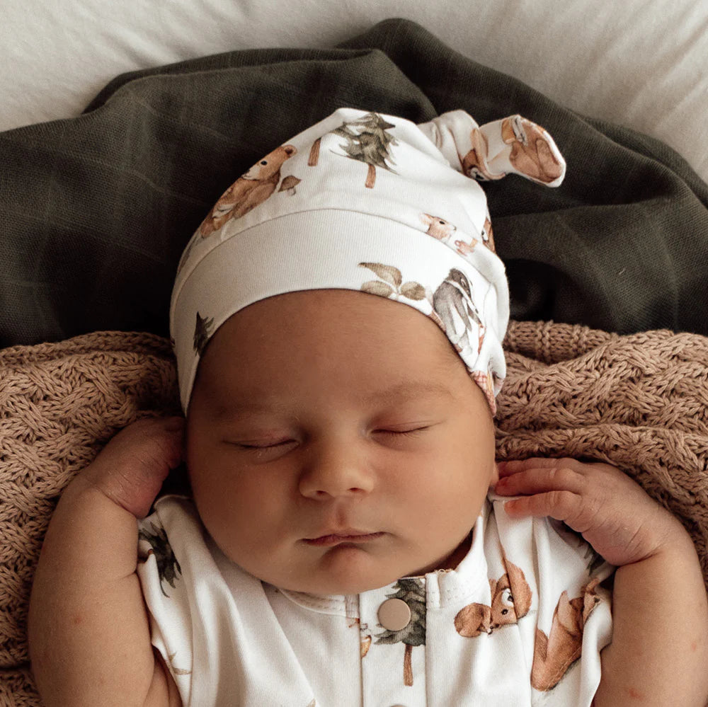 Organic Knotted Beanie-Bears