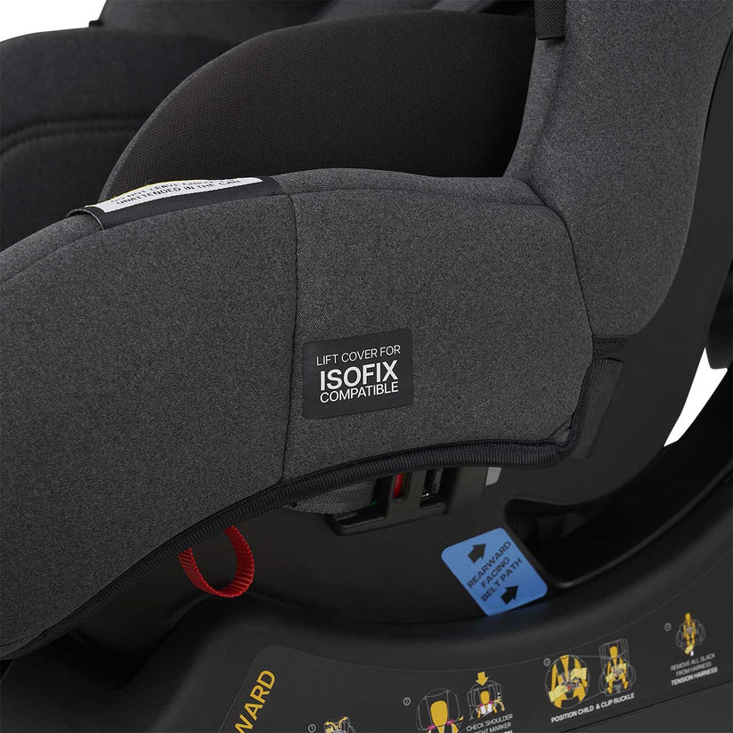 InfaSecure Momentum Go Convertible Car Seat -BLACK FLECK-ISOFix