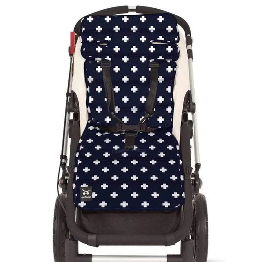 Pram Liner -Navy Crosses