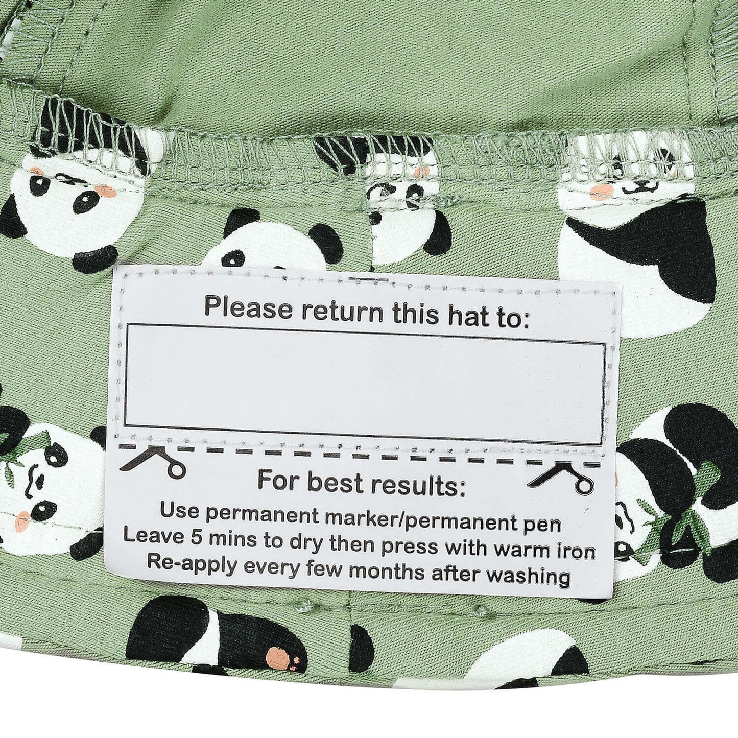 Toddler Bucket Sun Hat - Panda