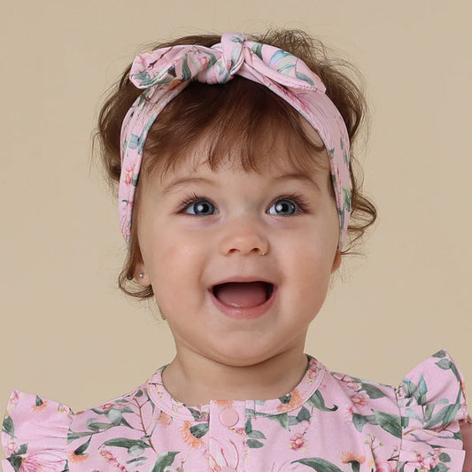 Organic Topknot-Pink Wattle