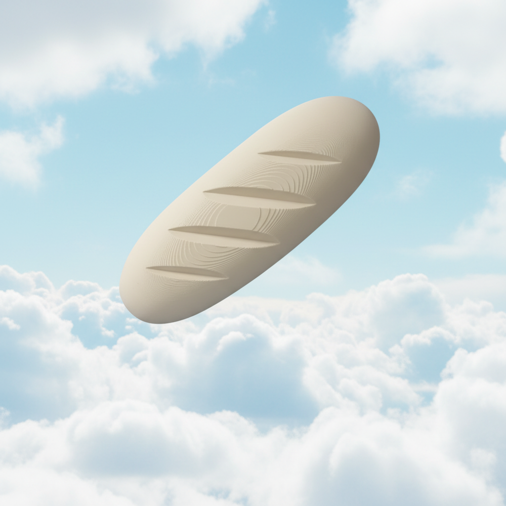 3D Printed Play Bread Loaf — PLA Play Kitchen Toy