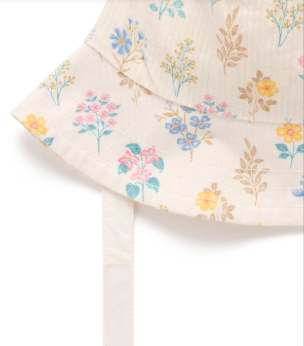 FLORAL REVERSIBLE BUCKET HAT- Posy Print