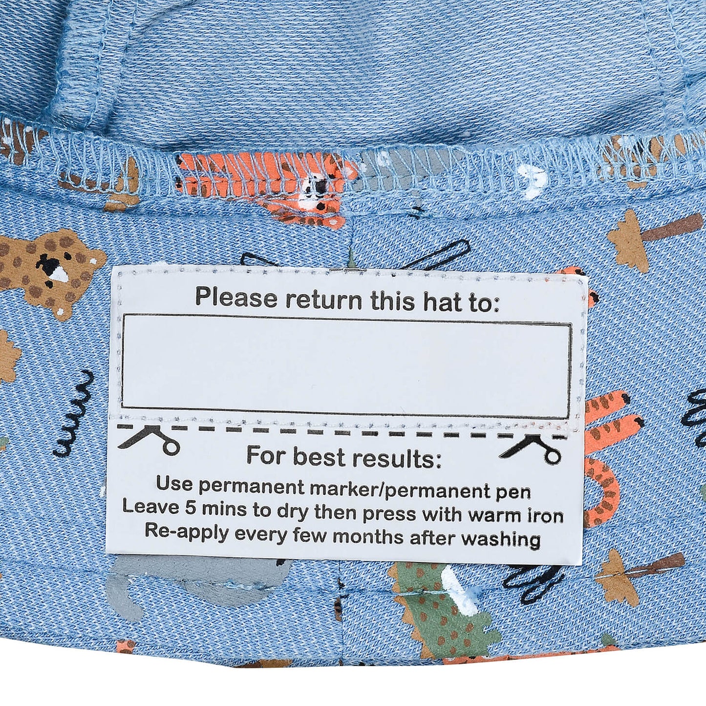 Toddler Bucket Sun Hat - Safari
