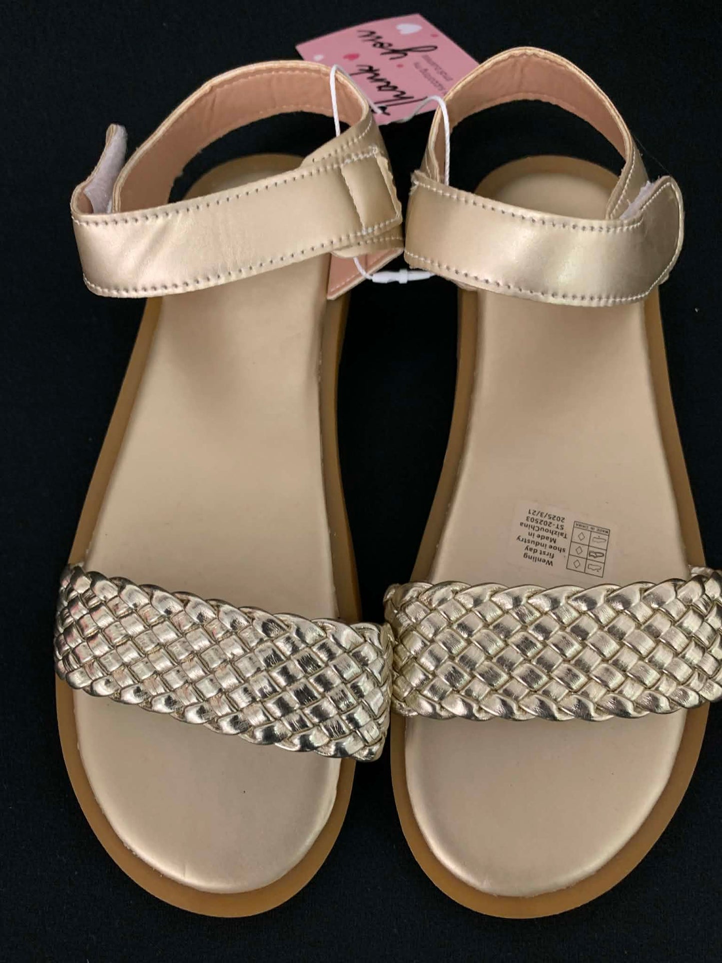 Girls Fashion Sandal- Gold