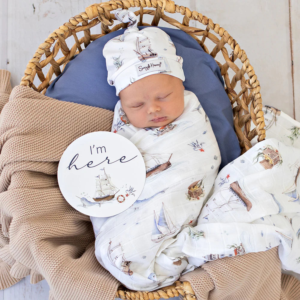 Set Sail Organic Muslin Wrap