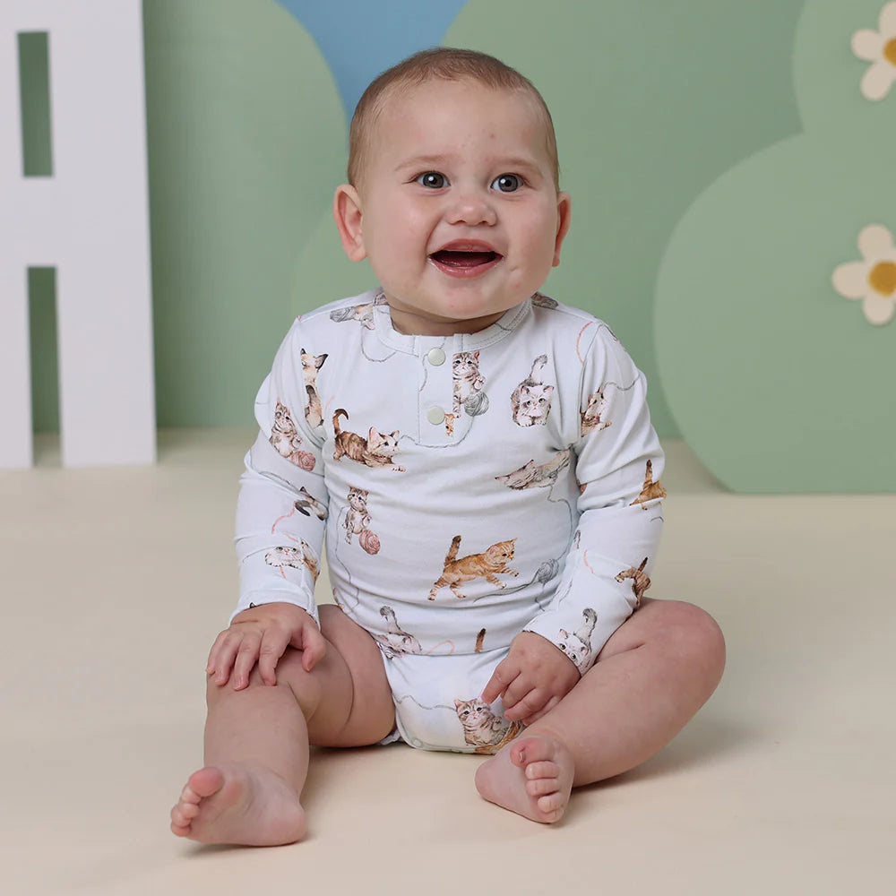 Kitten Long Sleeve Bodysuit