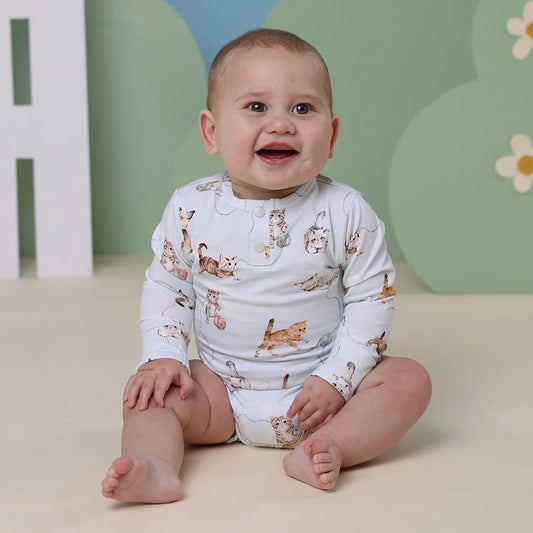 Kitten Long Sleeve Bodysuit
