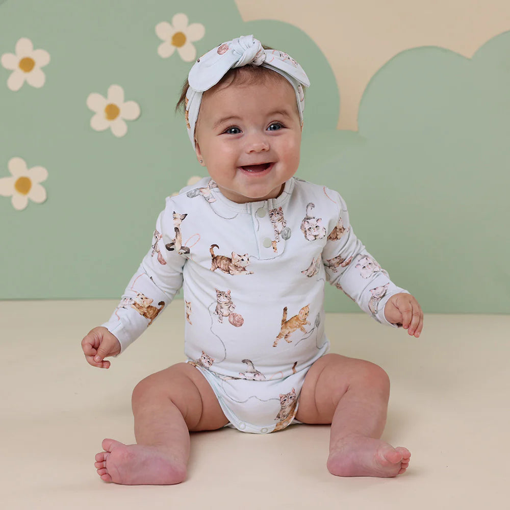 Kitten Long Sleeve Bodysuit