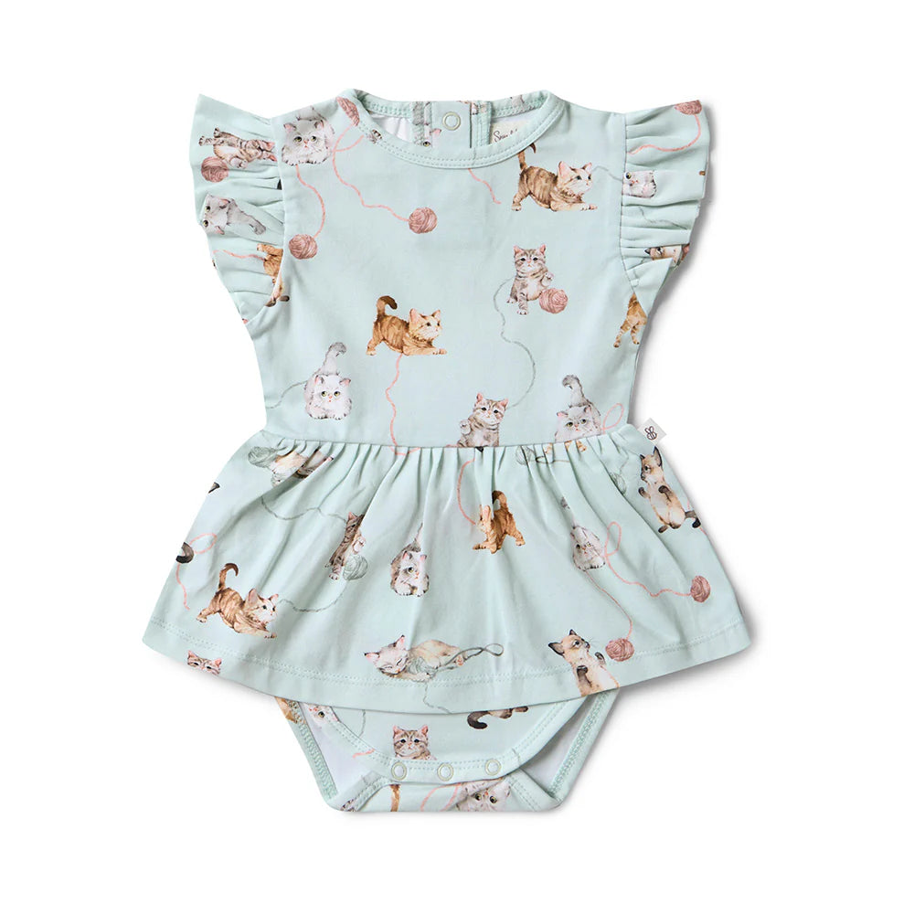Kitten Short Sleeve Bodysuit