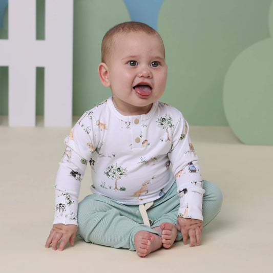 Dog Park Long Sleeve Bodysuit