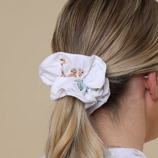 Duck pond Scrunchie
