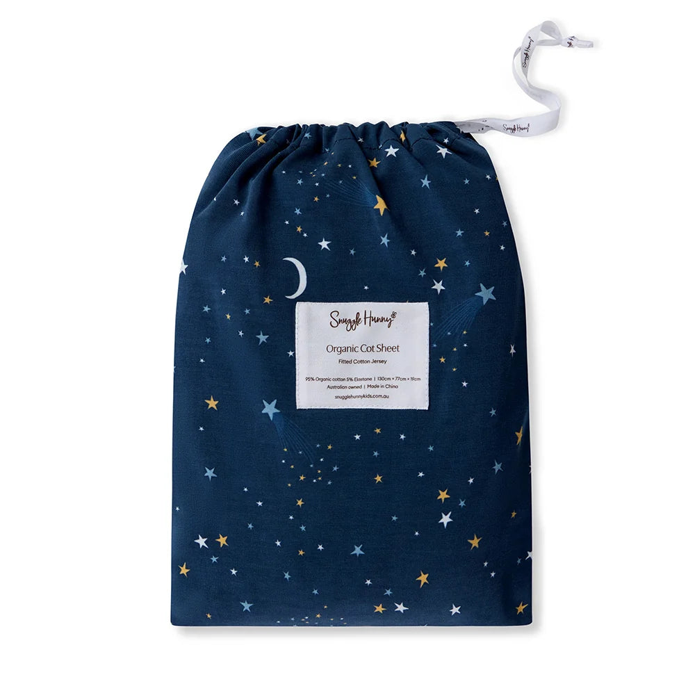 Milky way Organic Fitted Cot Sheet