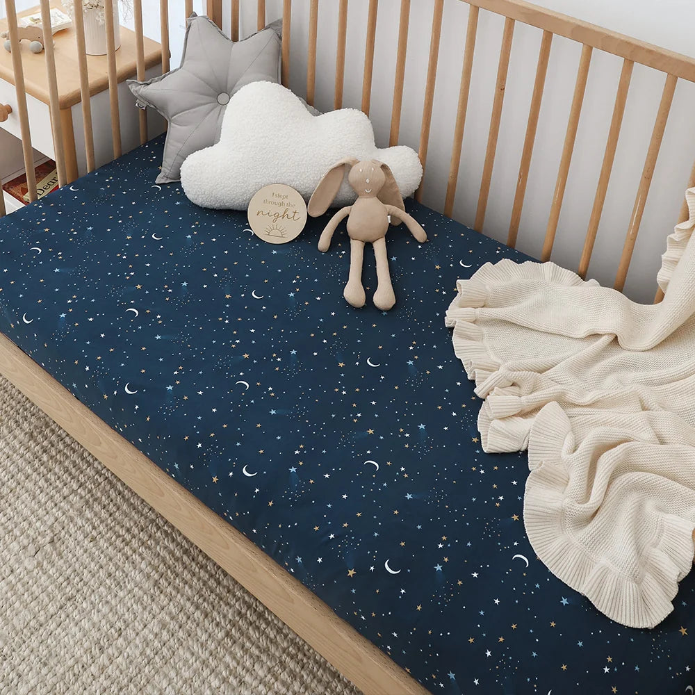 Milky way Organic Fitted Cot Sheet