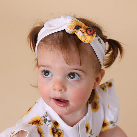 Organic Topknot-Sunflower