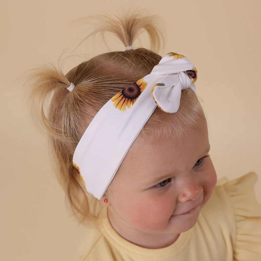 Organic Topknot-Sunflower