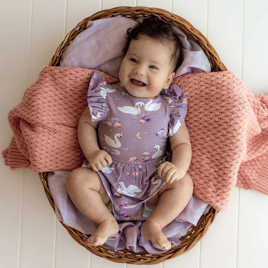 Swan Lake Organic Cotton Frill Dress