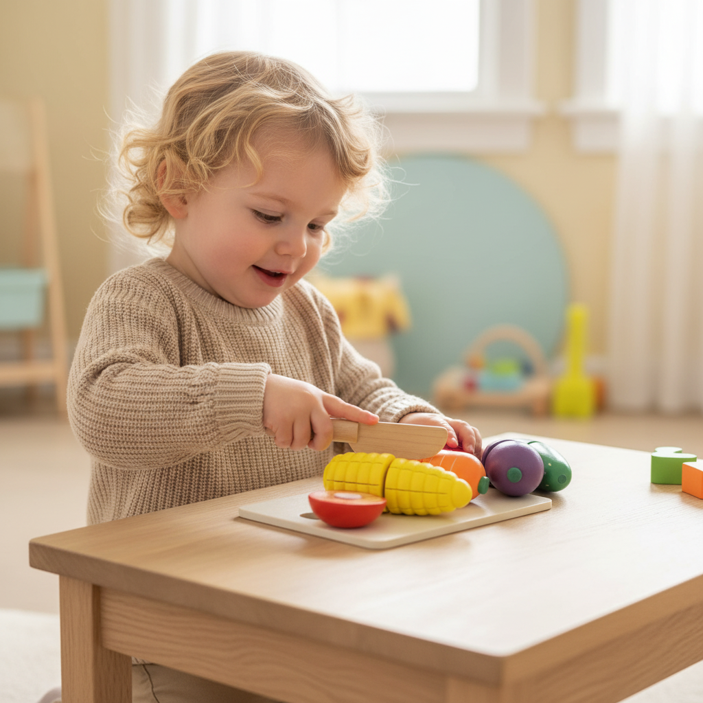 Vegetable Cutting Play Set