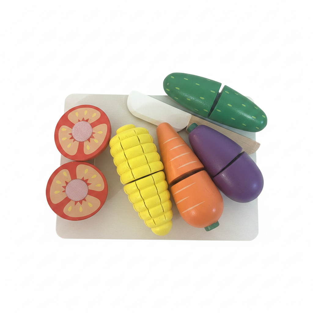 Vegetable Cutting Play Set