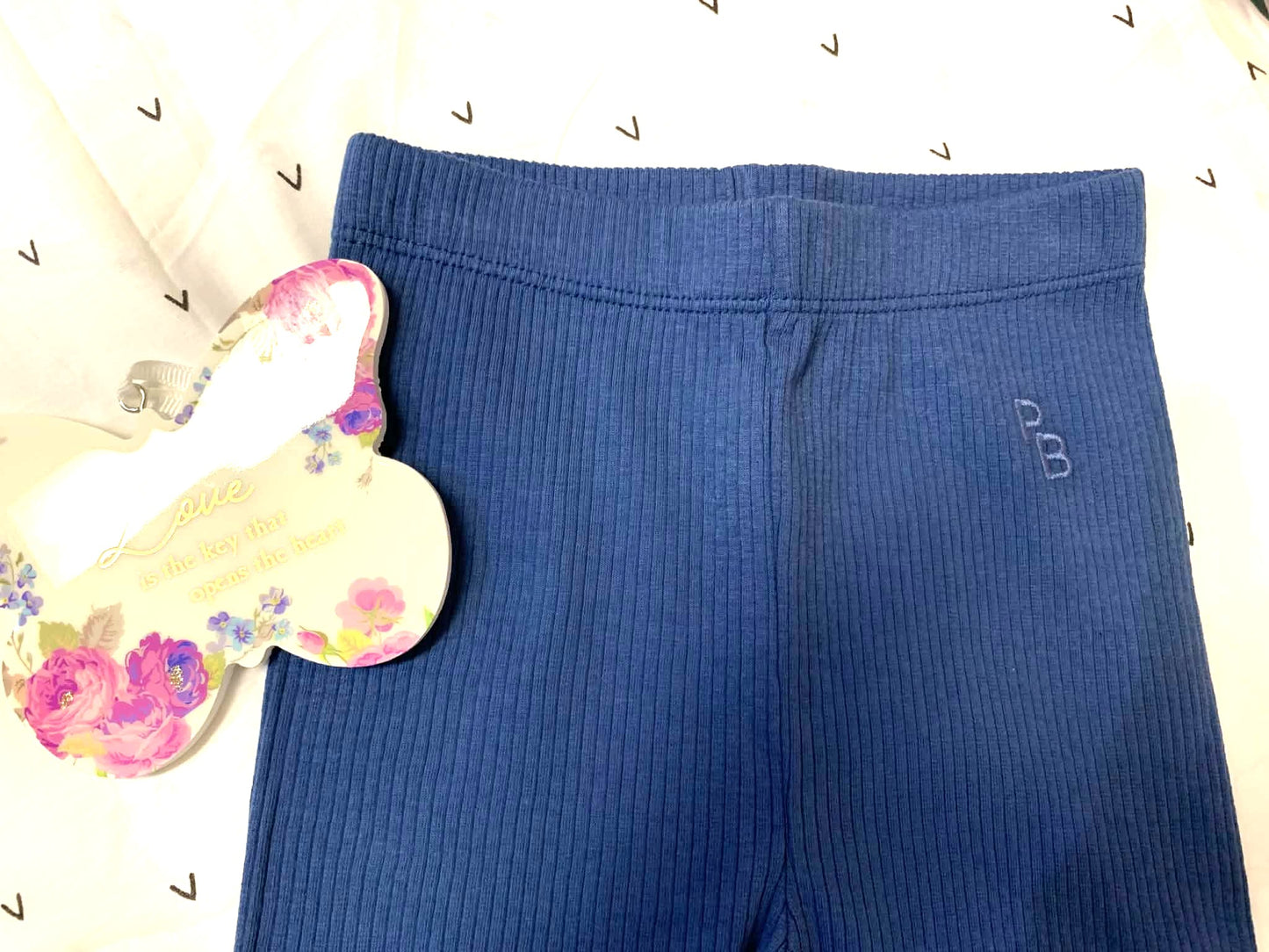 Rib Leggings- Waterfall